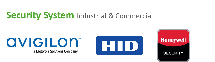 Security System brands — Avigilon, HID, Honeywell