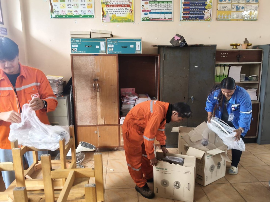 Electrical and lighting renovation at Wat Takuan School