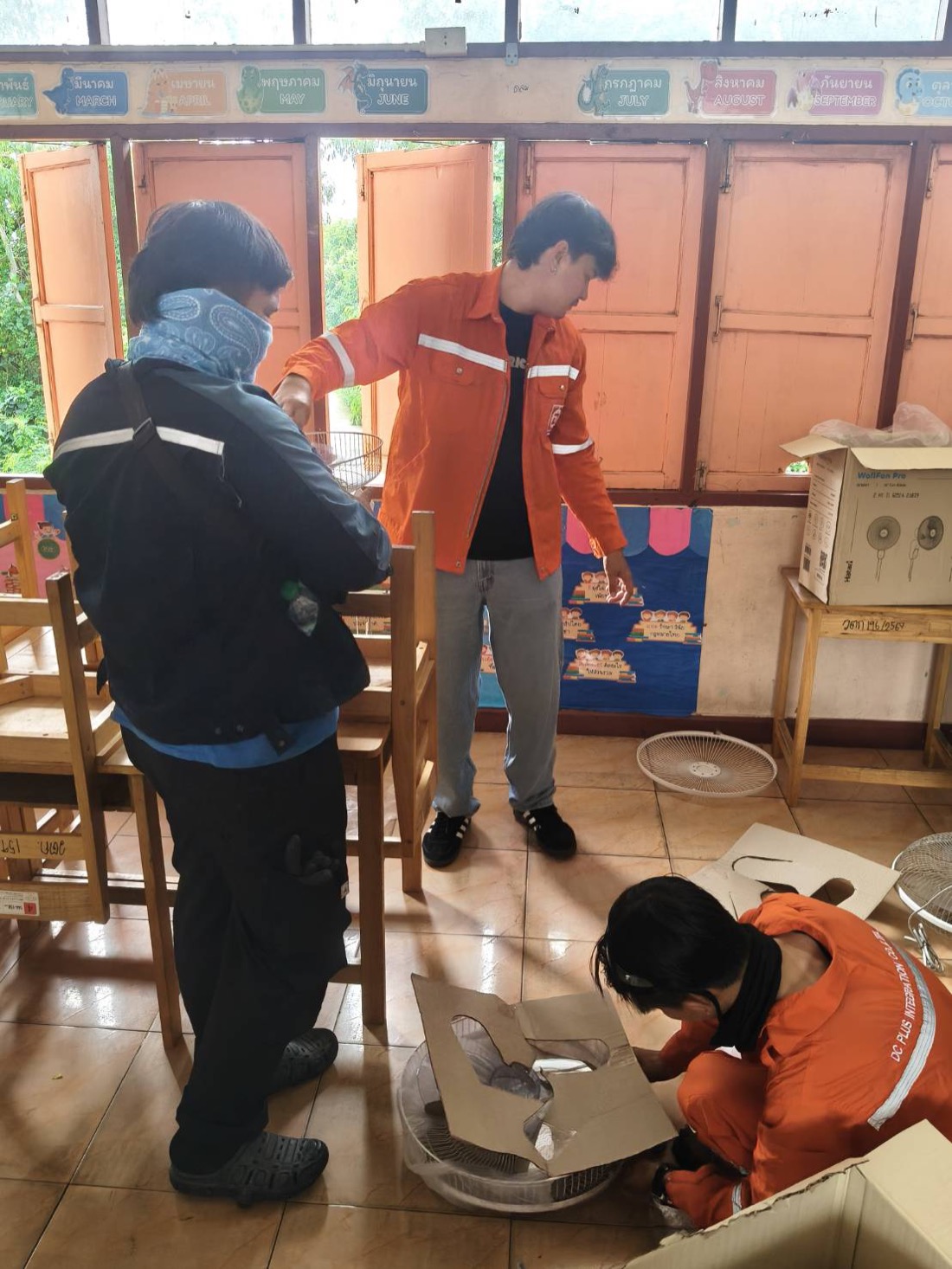 CSR electrical safety improvement project at the school