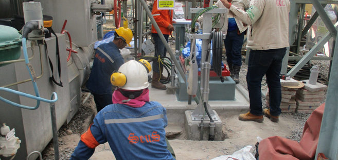 Wastewater facility area
